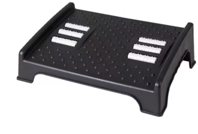 아리코 사무실 책상 지압 발 받침대, 블랙