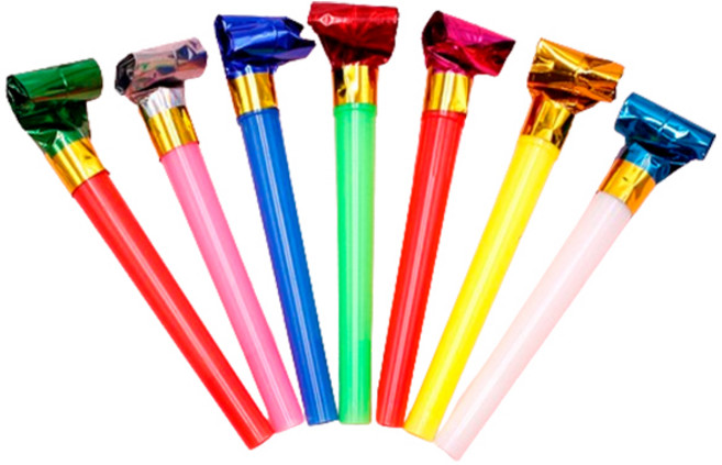 마켓감성 캔디 컬러 코끼리나팔, 클래식, 100개