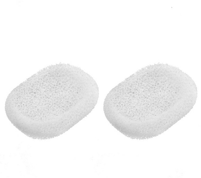 새드리 포그니 스펀지 비누받침, 화이트, 2개