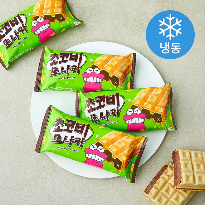 초코비 모나카 (냉동), 4개, 1개입, 140ml