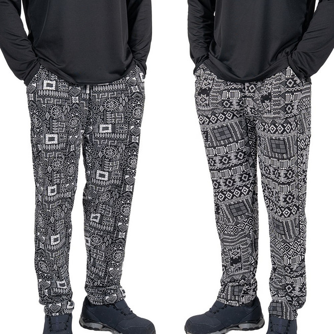 럭키베어 남성용 봄 가을 작업 몸빼바지 2종 세트