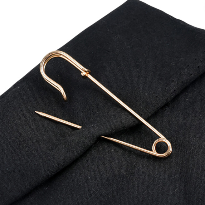 베노 대형 침대 옷 고정 옷핀 브로치 10cm, 골드, 10개