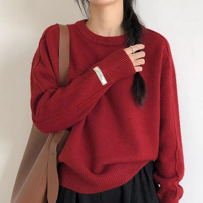peilit 女款圓領針織衫