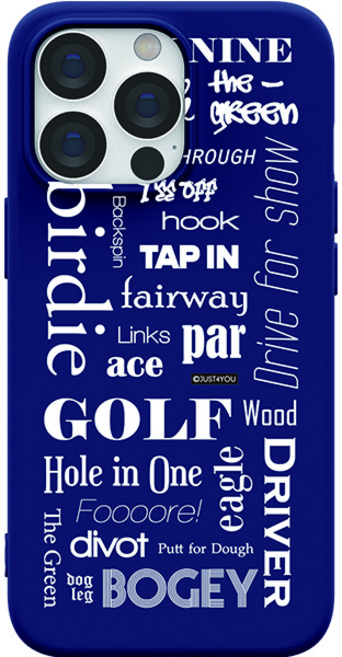 JUST4YOU 골프 타이포 소프트 휴대폰 케이스