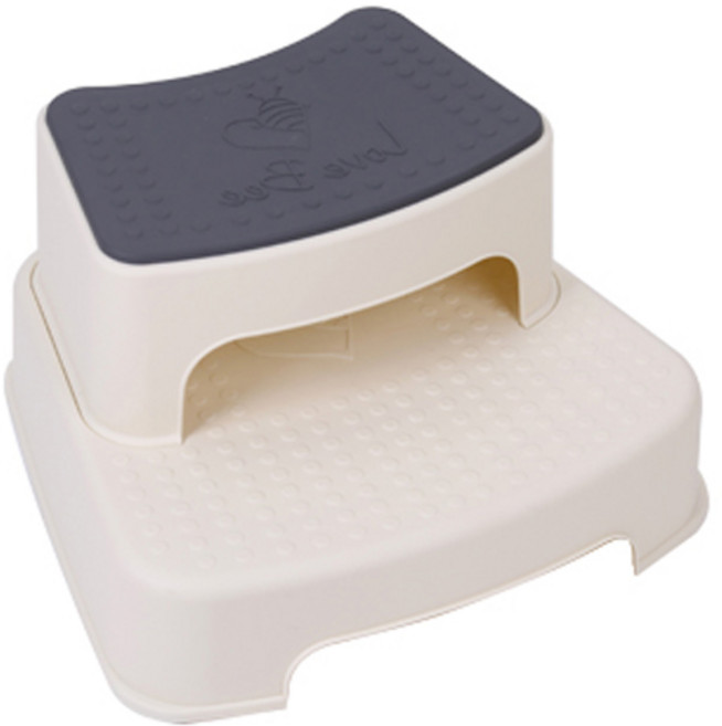 러비 2단 유아 디딤대, 바닐라 그레이 + 바닐라, 1개