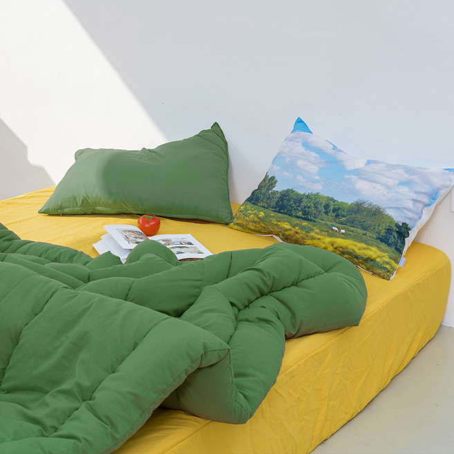 믹스앤매치 국내 제조 카이 홑겹 매트리스커버