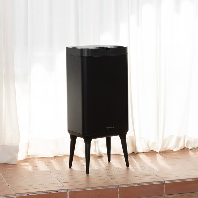 파리지앵 코브 센서휴지통 20L, 블랙