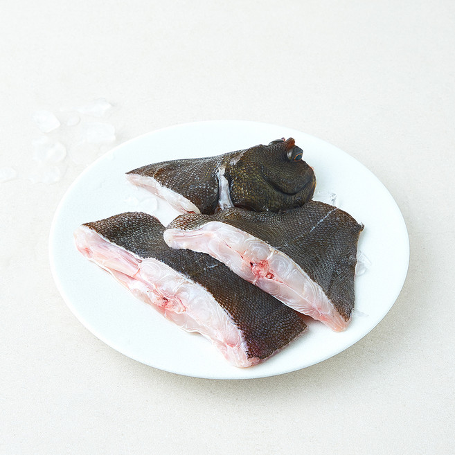 노량진수산시장 중도매인 90번 생물 손질 도다리 (냉장), 1개, 250g