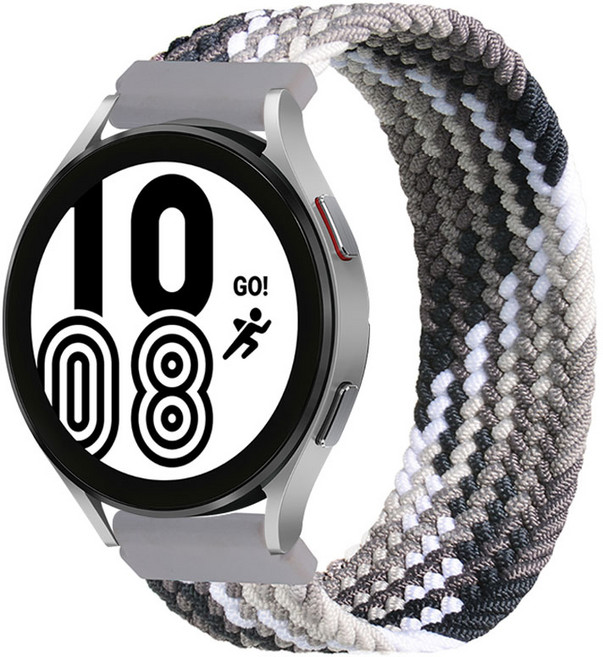 스페이스쉴드 브레이드 솔로루프 나일론 스마트워치 스트랩 밴드 20mm XL, 샤이닝블랙