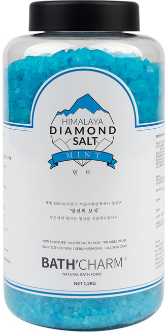 바스참 히말라야 다이아몬드솔트 입욕제 민트, 1.2kg, 1개