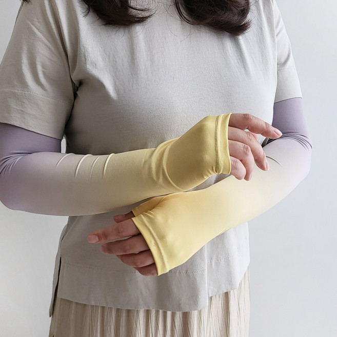 바비수 여성용 노을 손등커버 쿨토시