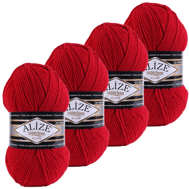 마마니트 클라식실, 56 레드, 4개