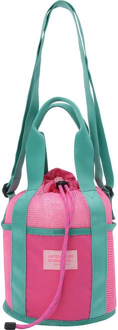 베네통키즈 컬러팝 메쉬 버킷백