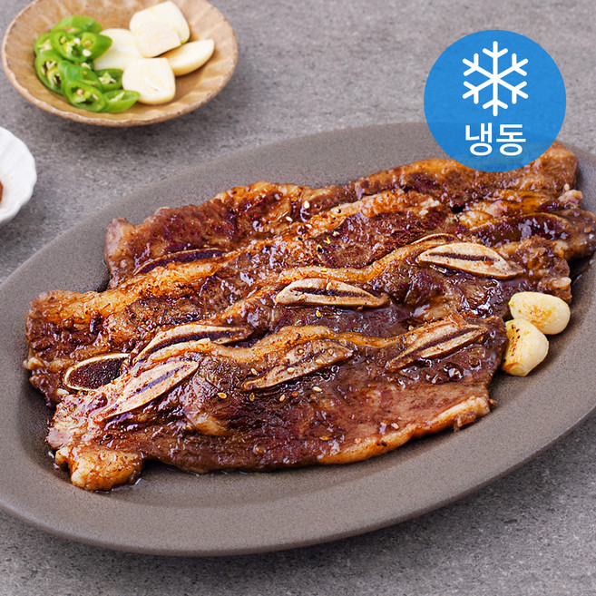 꾸브닝 양념소 LA갈비 (냉동), 1개, 800g