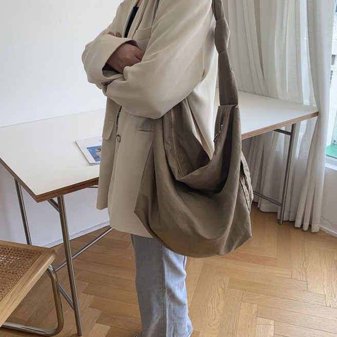 루틴 패브릭 호보 보부상가방 숄더백