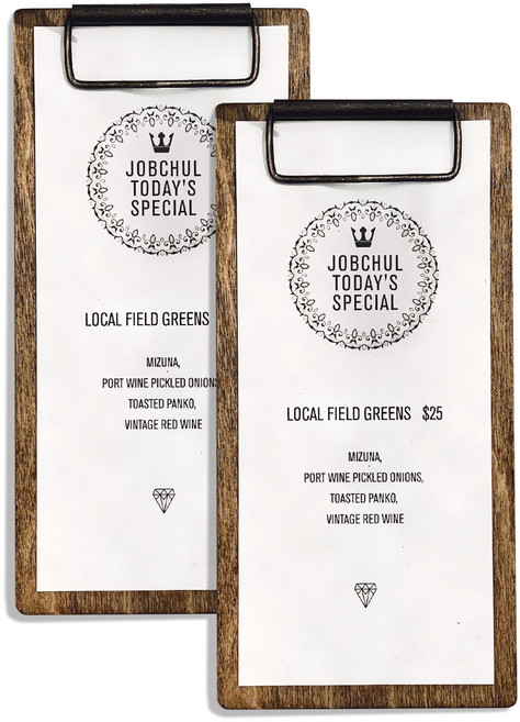 잡철공작소 레트로오피스 클립보드 빌지사이즈, 혼합색상, 2개