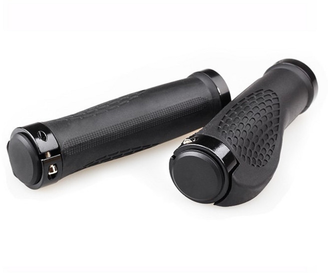 애몰라이트 자전거 핸들 그립 02, 블랙, 1세트