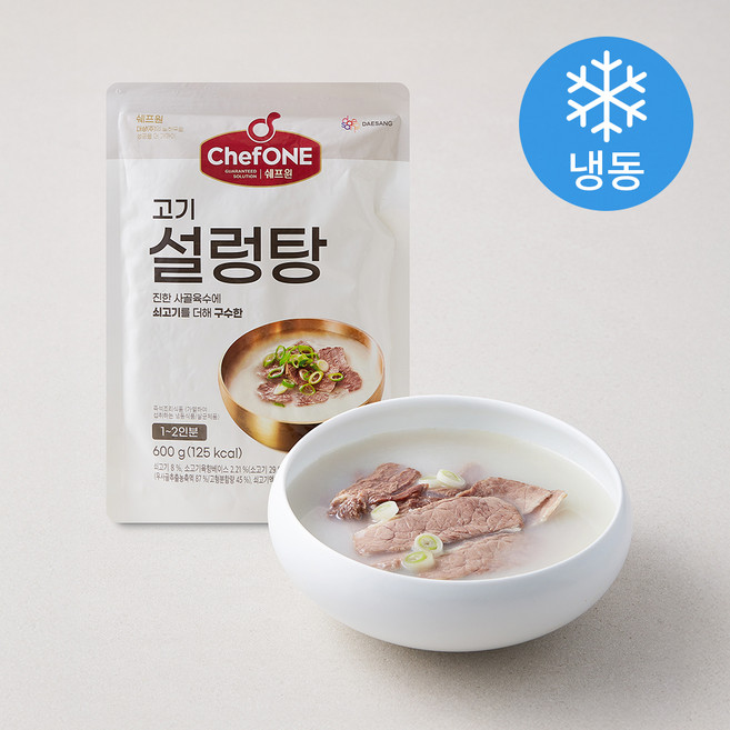 쉐프원 고기설렁탕 1~2인분 (냉동), 600g, 1개