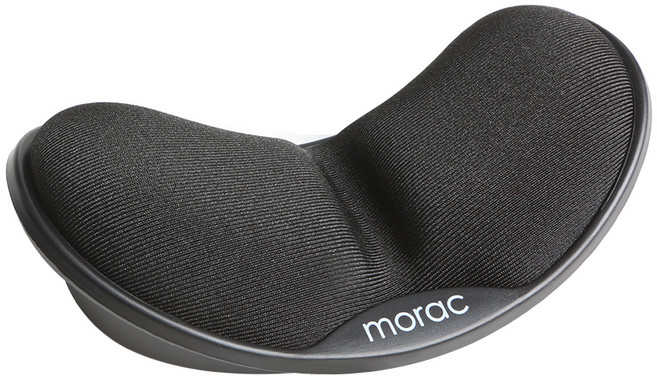 morac 高級滑鼠手腕靠墊, 黑色, 1個