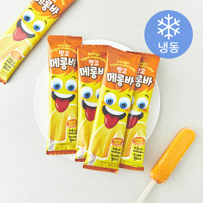 망고 메롱바 (냉동), 5개, 1개입, 67ml