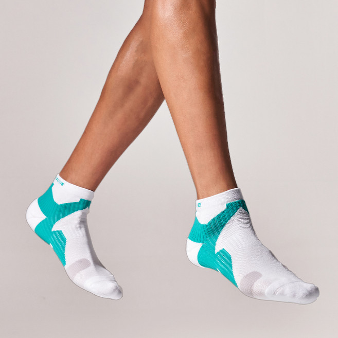 CELLVERINE 男士貼紮短襪, 白色, 1個