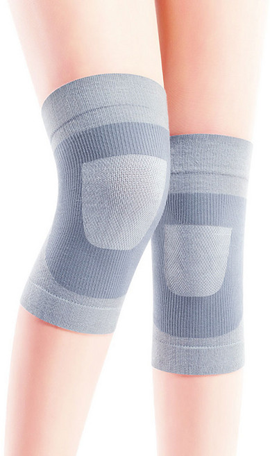 슬림 밴딩 무릎보호대 그레이 2p, 1개