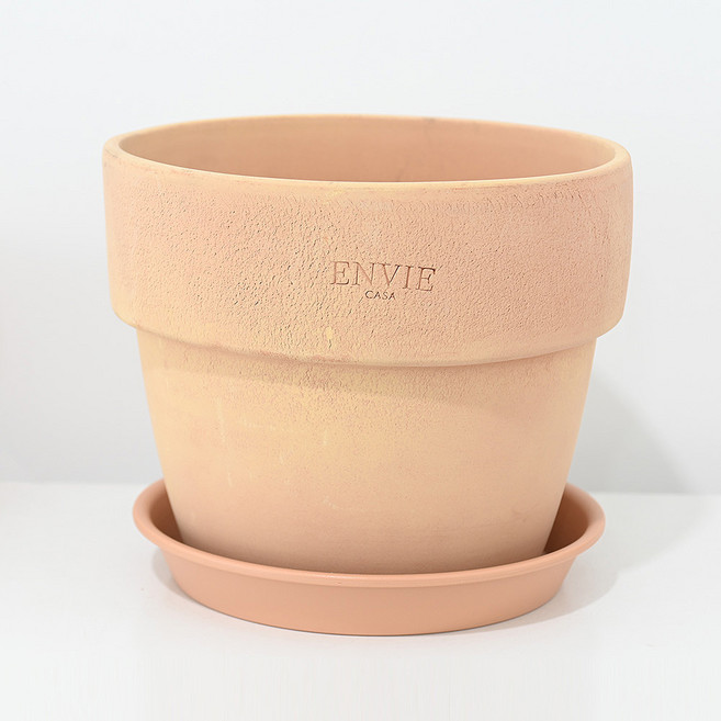 앙비까사 베트남 토분 도토리 피치 pp받침세트, 혼합색상, 1세트