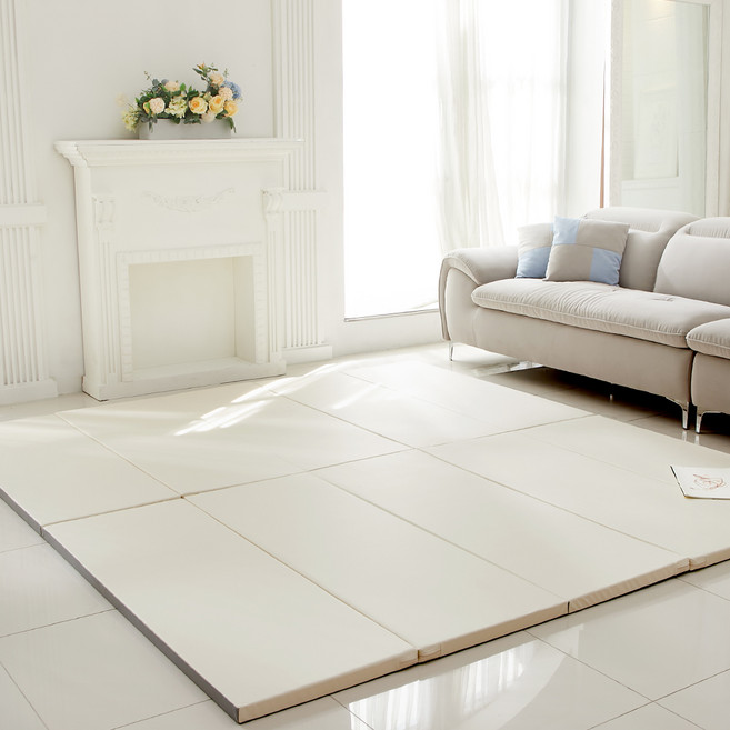 키즈아이 유아 안심 항균 폴더매트 5단, 내추럴