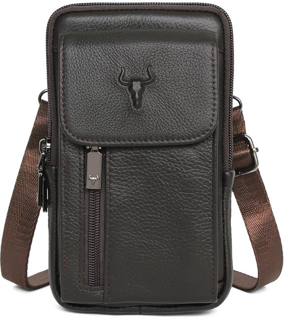 블루마운트 소가죽 미니 크로스 핸드폰가방 Z329-5B