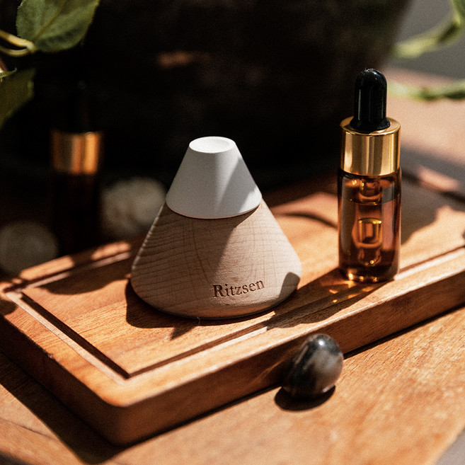 리츠센 볼케이노 아르마스톤 석고 방향제, 1개, 10ml, 사려니 숲