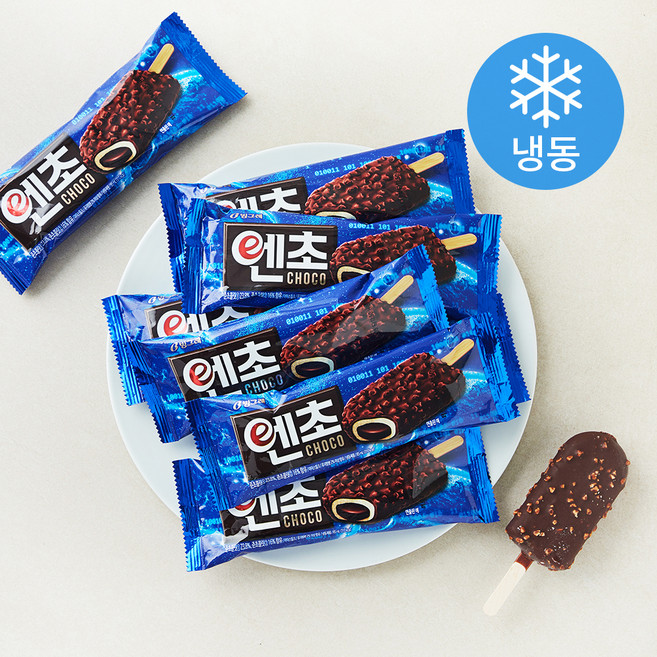 빙그레 엔초 아이스크림 (냉동), 8개입, 85ml, 1개