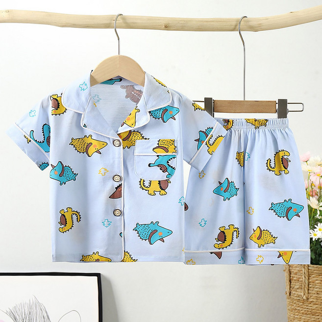 베베니즈 아동용 캐릭터패턴 여름 잠옷 상하의 세트