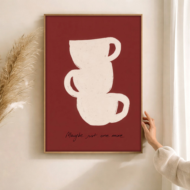 퍼니즈 홈 카페 포스터 저스트 원모어