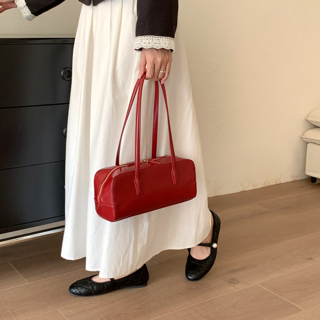 핑크백 여성용 데일리 마띠 스퀘어백