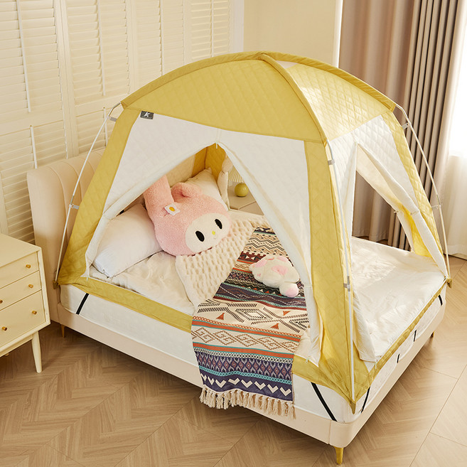 KUANGLANGHUWAI 플리시티 더 따뜻한 패딩텐트 4인용