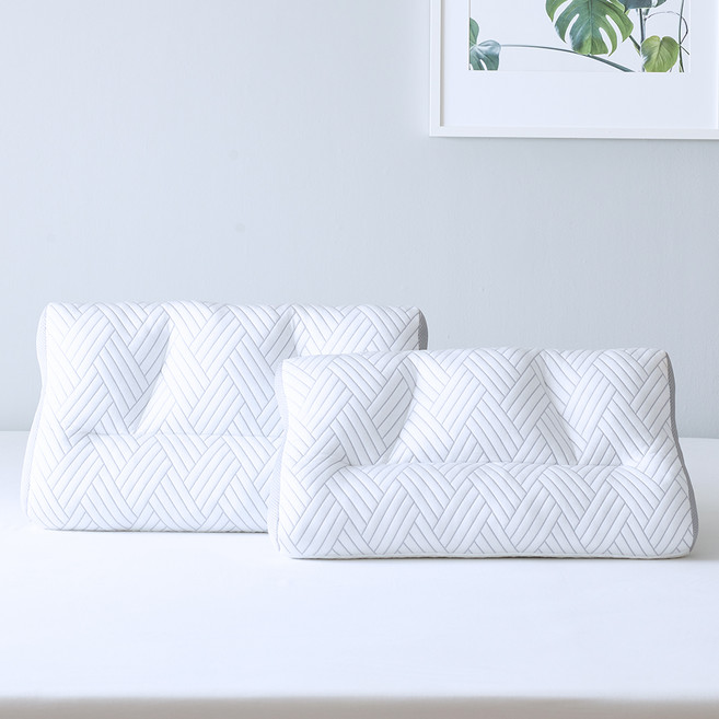 에어룸 수면냉감 아이쏘쿨 냉감베개 2개, 모던 그레이