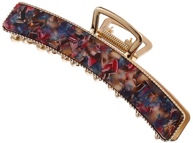 수스다 메탈 일자 셀룰로오스 올림머리 집게핀 11.5cm 4128