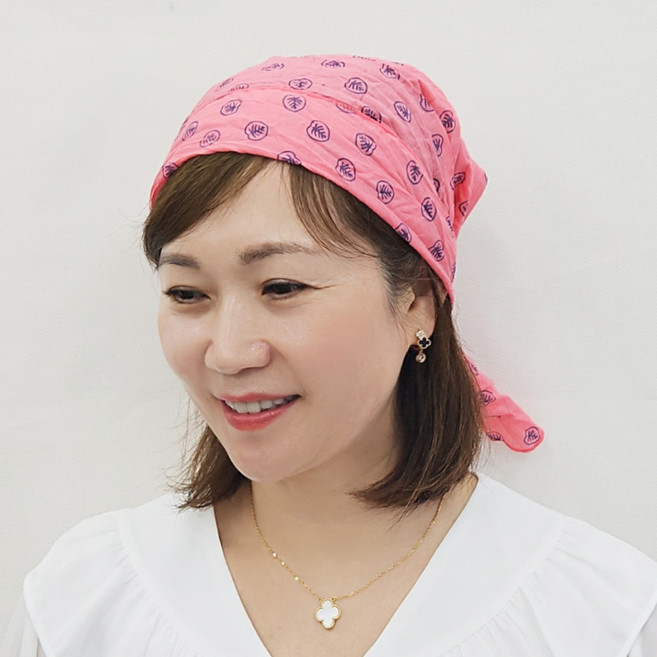 제이제이나인 사계절 링클 나뭇잎 바스락 두건 비니 끈 모자 GSS004