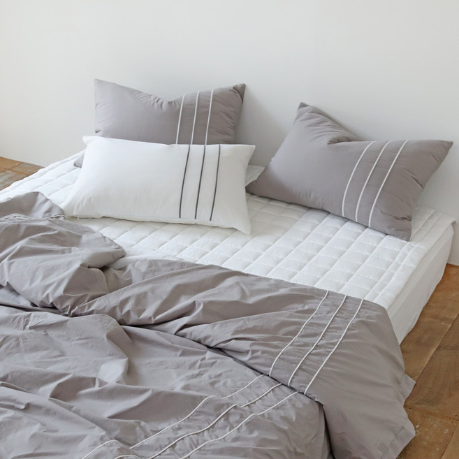 누블 시원한 미드나잇 라인 호텔 고밀도 냉감 쿨 아이스 여름이불 세트