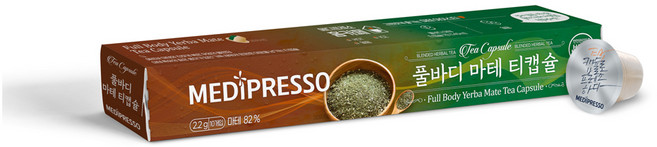 메디프레소 풀바디 마테 티 캡슐, 2.2g, 10개입, 1개