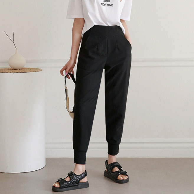 패션풀 여성용 네션 슬림 조거 슬랙스 27969