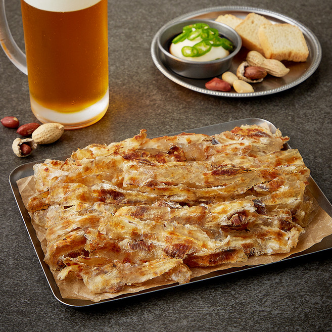 여수 건어물 시장 구운 쥐포채, 1개, 150g