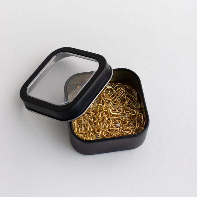 yarna 전구 단수링 100p + 알루미늄케이스 세트, 골드(단수링), 1세트