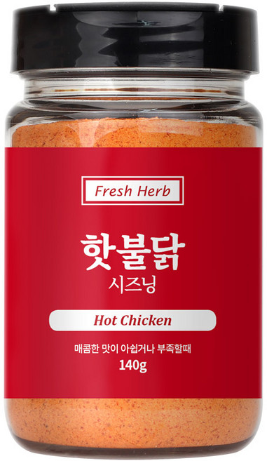 신선약초 핫불닭 시즈닝, 1개, 140g