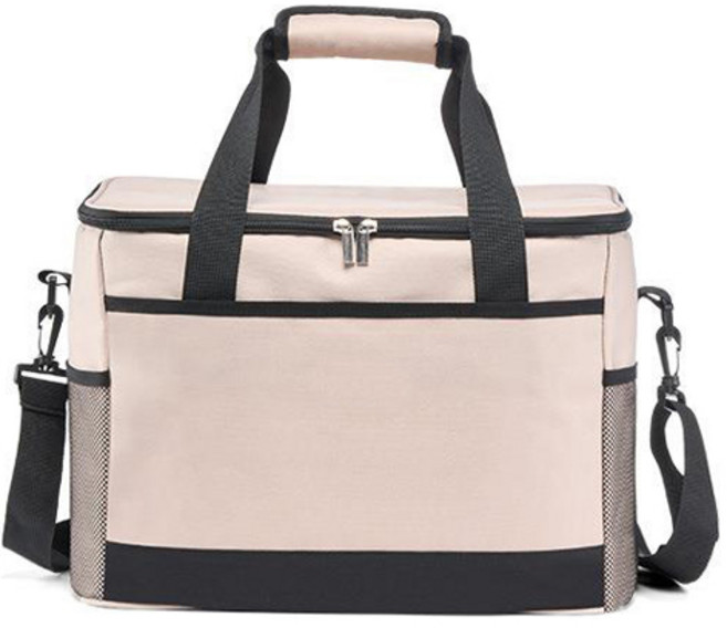 GUNU 심플 피크닉 도시락 보냉가방 30L, 1개, 베이지