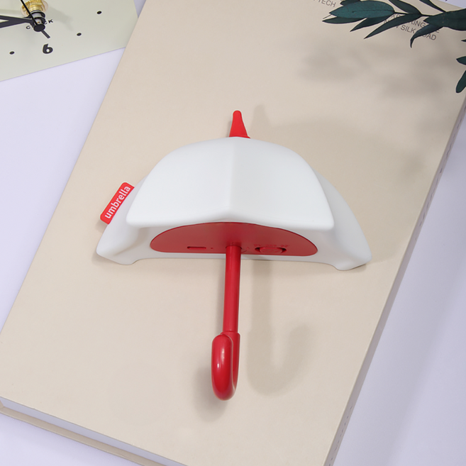 레나에너지 인테리어 조명 우산 자석 램프 무드등, 레드