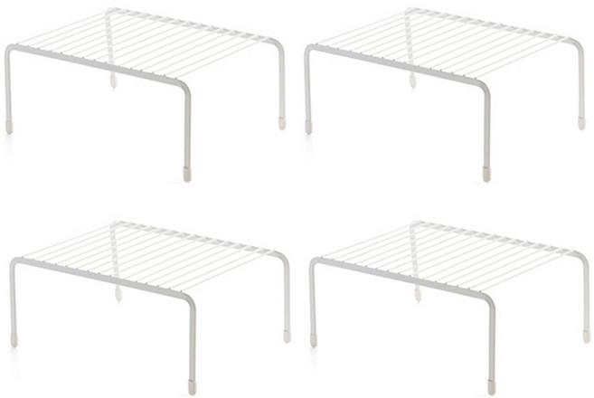 윈프라이스 모던 접시 그릇 정리대 4p, 화이트, 4개