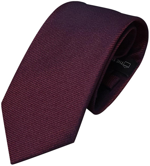 더셔츠스튜디오 트윌 솔리드 자동 지퍼 넥타이