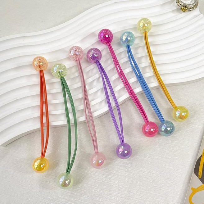 키즈데이 방울고무줄 오로라 7쌍