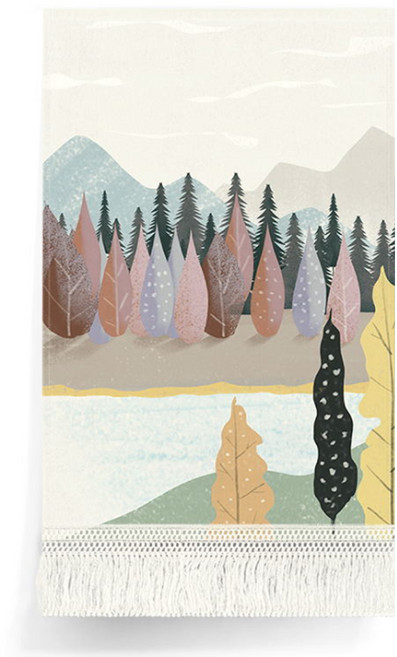 마켓에이 카툰 타입 랜드스케이프 벨크로 커튼